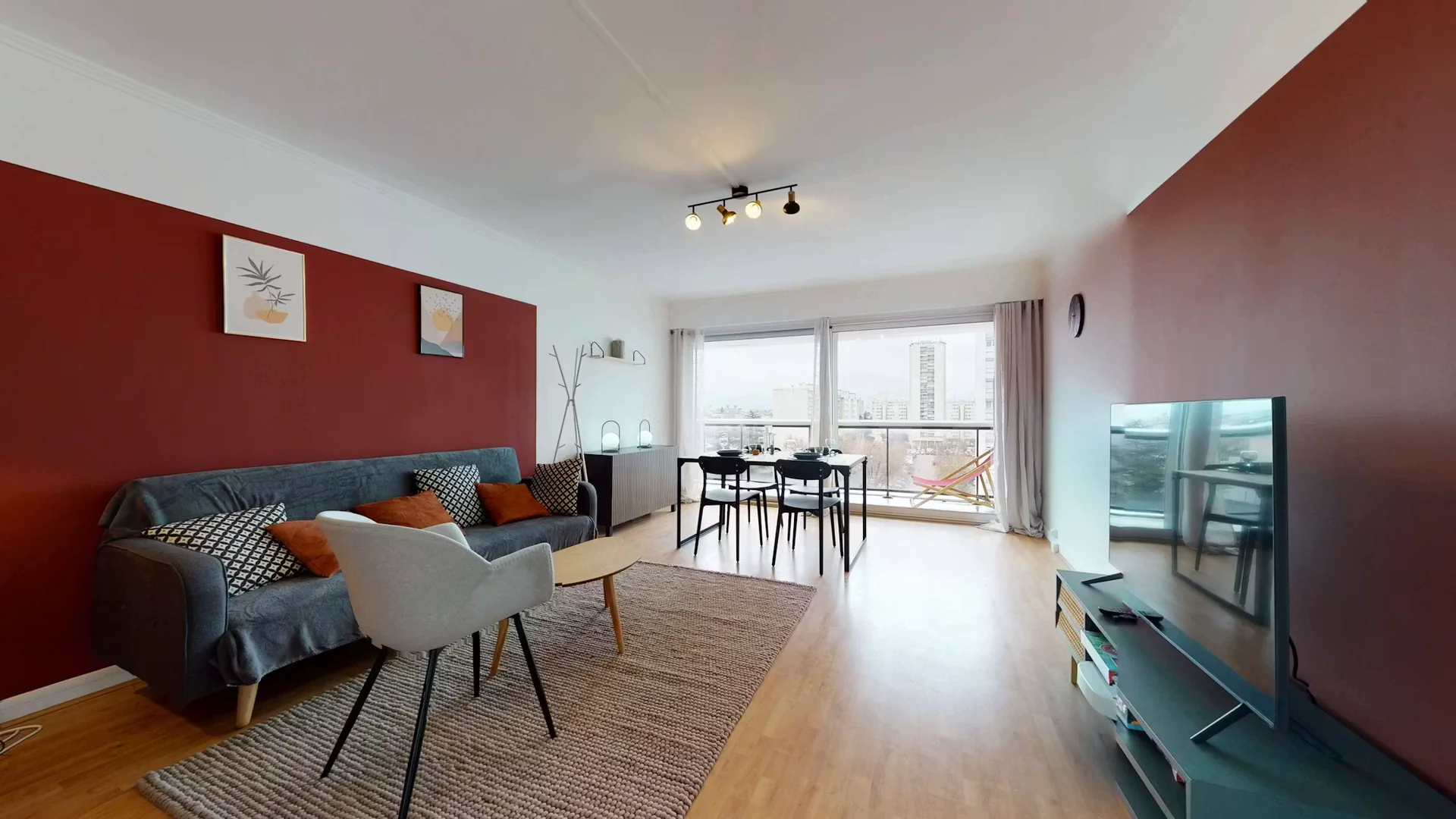 Student-friendly room in  with modern amenities