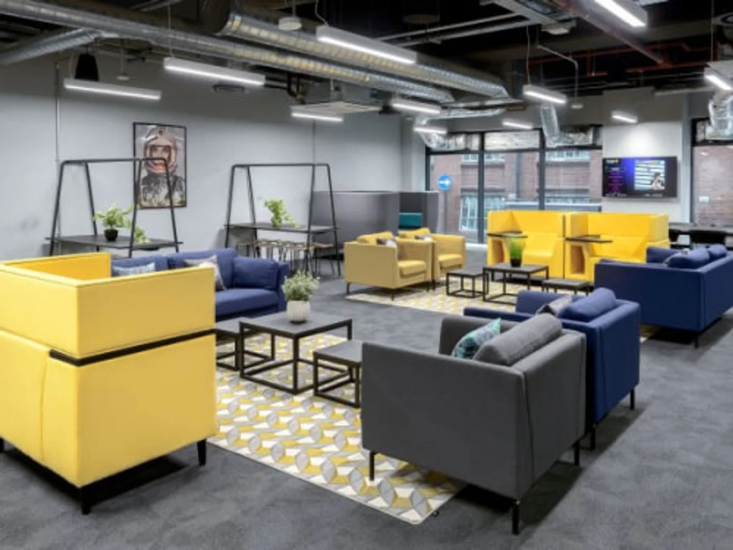 Student room in  with study area and shared facilities