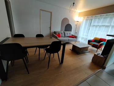 Habitación en alquiler con cama doble Rennes