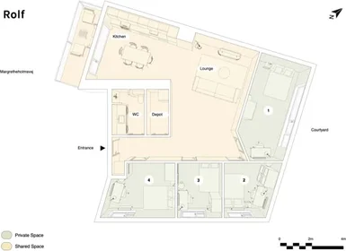 Habitación privada en Holmen, Copenhagen, Denmark, imagen 18 de 18