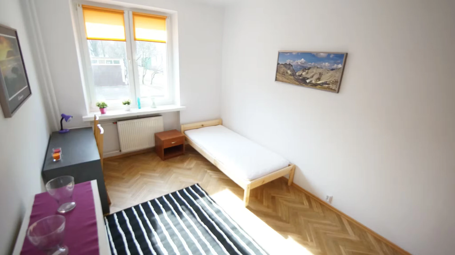 Room for rent with double bed Lodz