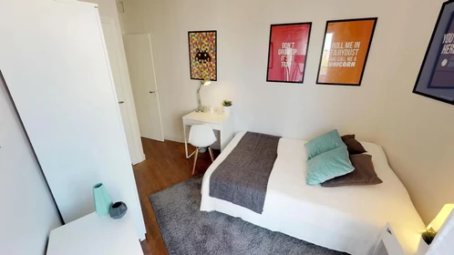 Habitación en alquiler con cama doble Toulouse