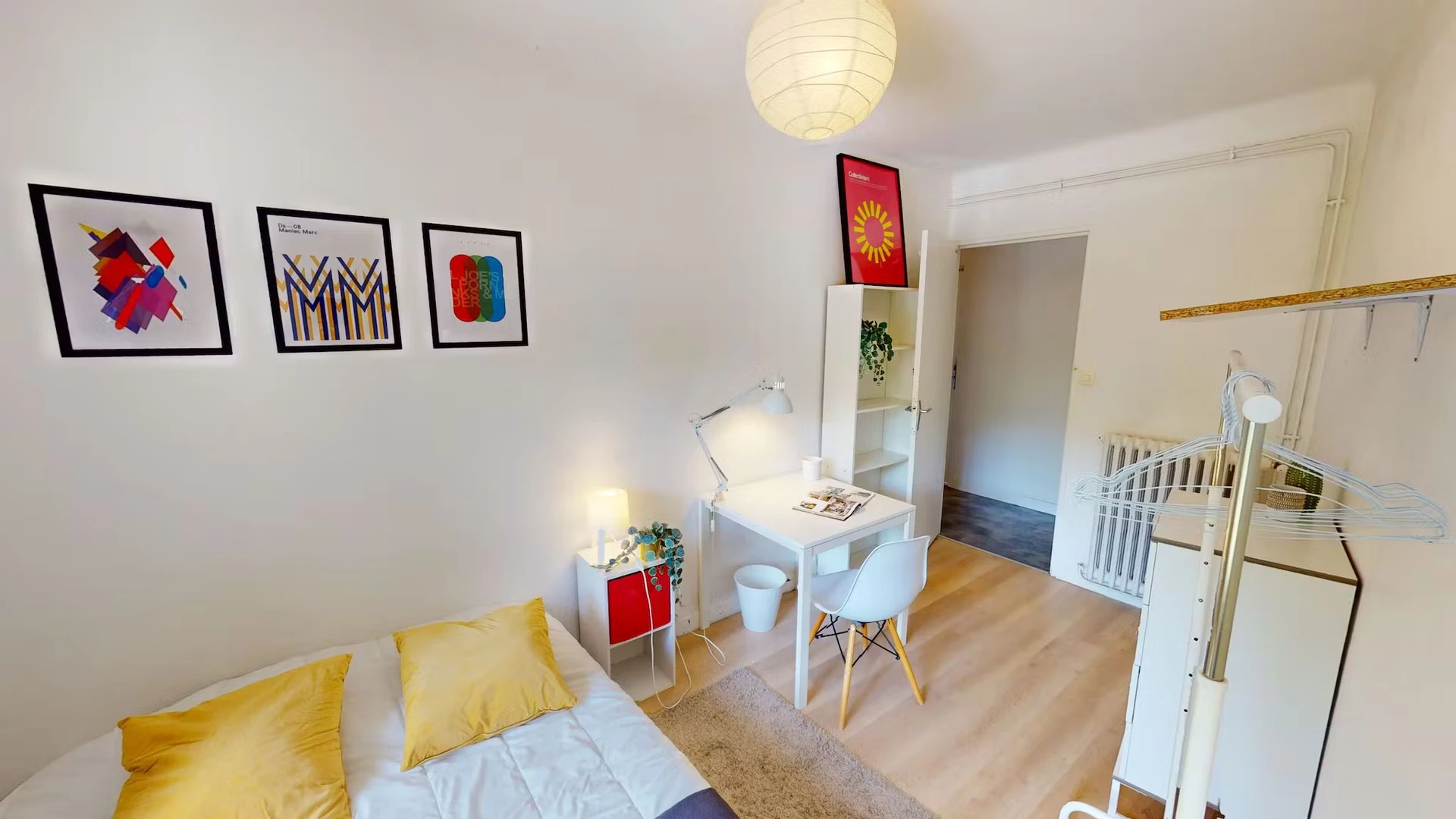 Quarto para alugar num apartamento partilhado em Montpellier