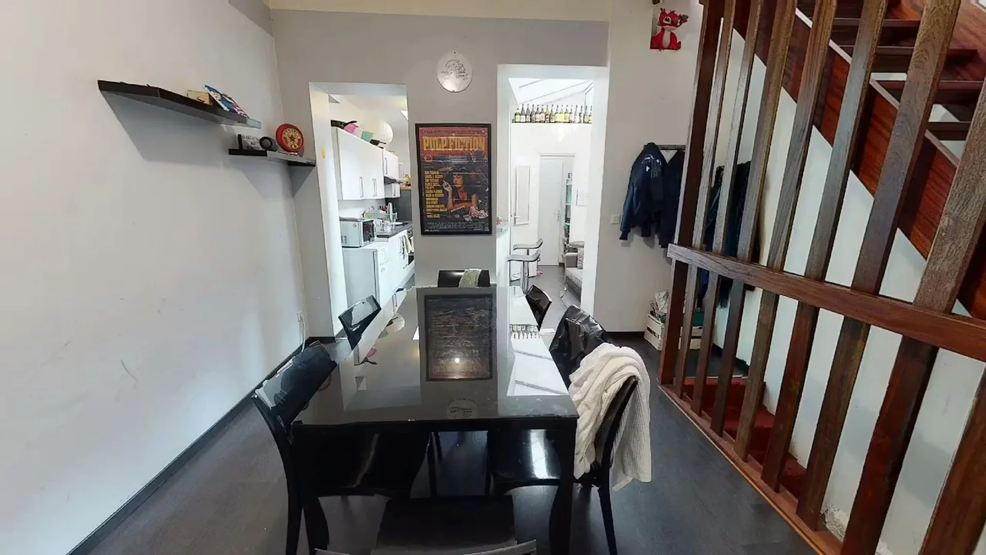 Zimmer in Studentenwohnung in  zu vermieten, voll möbliert