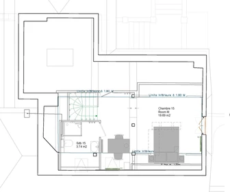 Privatzimmer im Wohnheim in der 84 rue Georges Clémenceau, bild 8 von 9