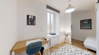 Habitación en alquiler con cama doble Nantes