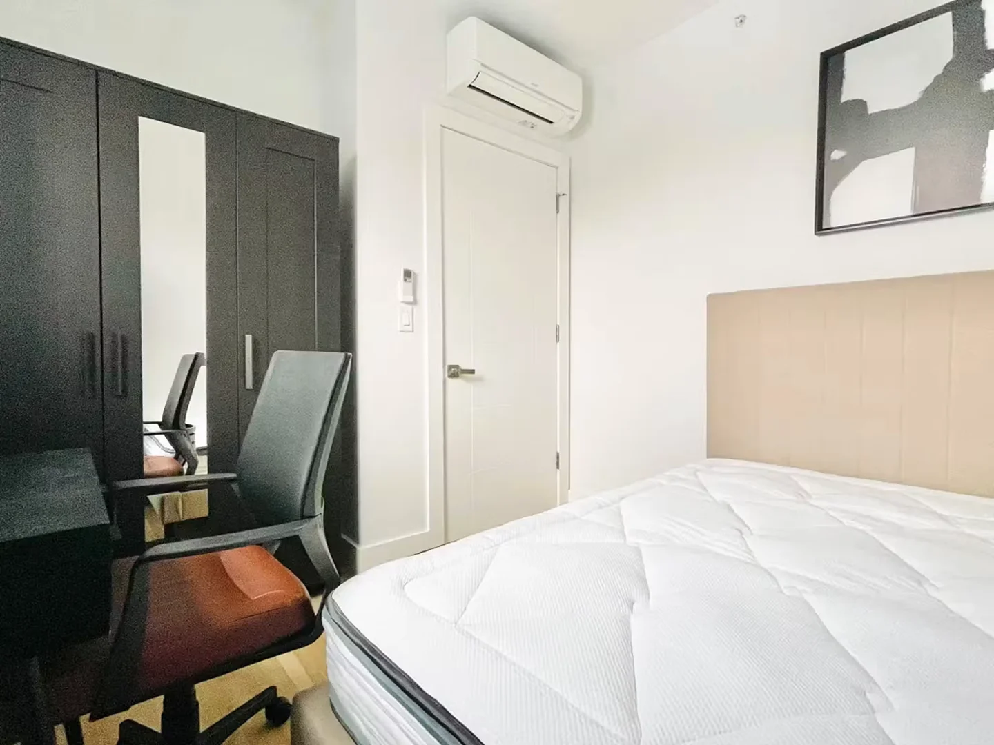 Student room in  with study area and shared facilities