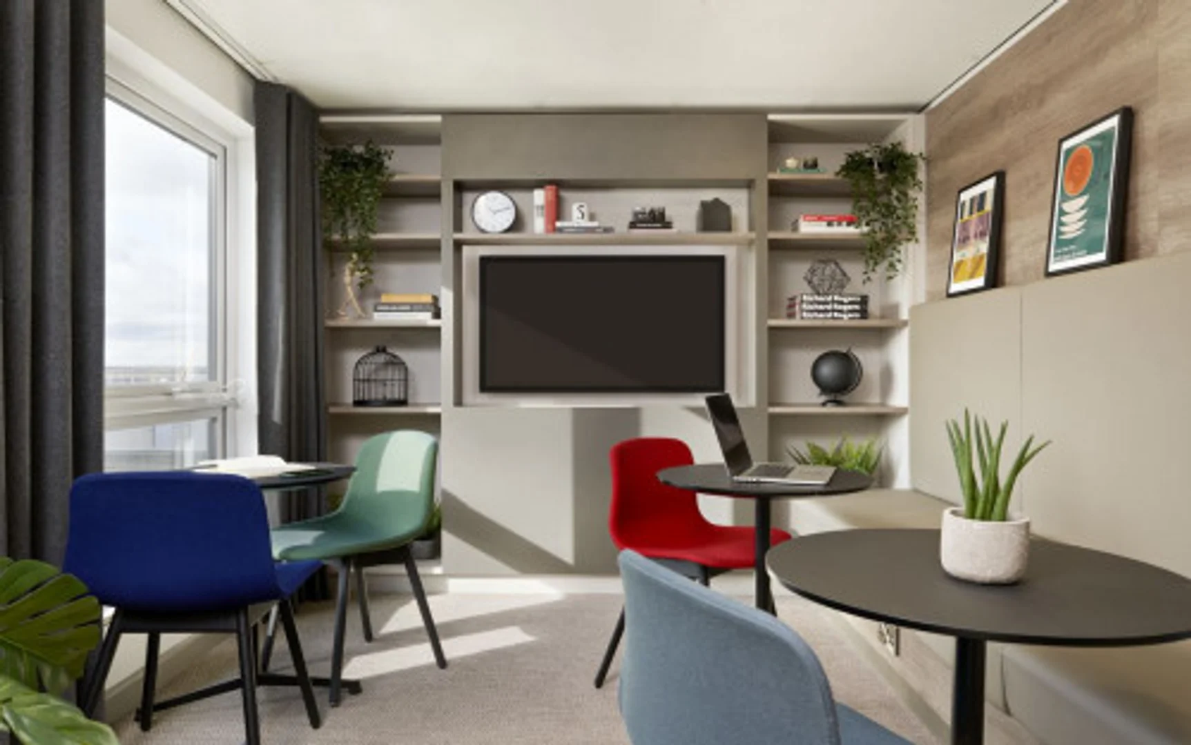 Quarto amigo do estudante em  com comodidades modernas