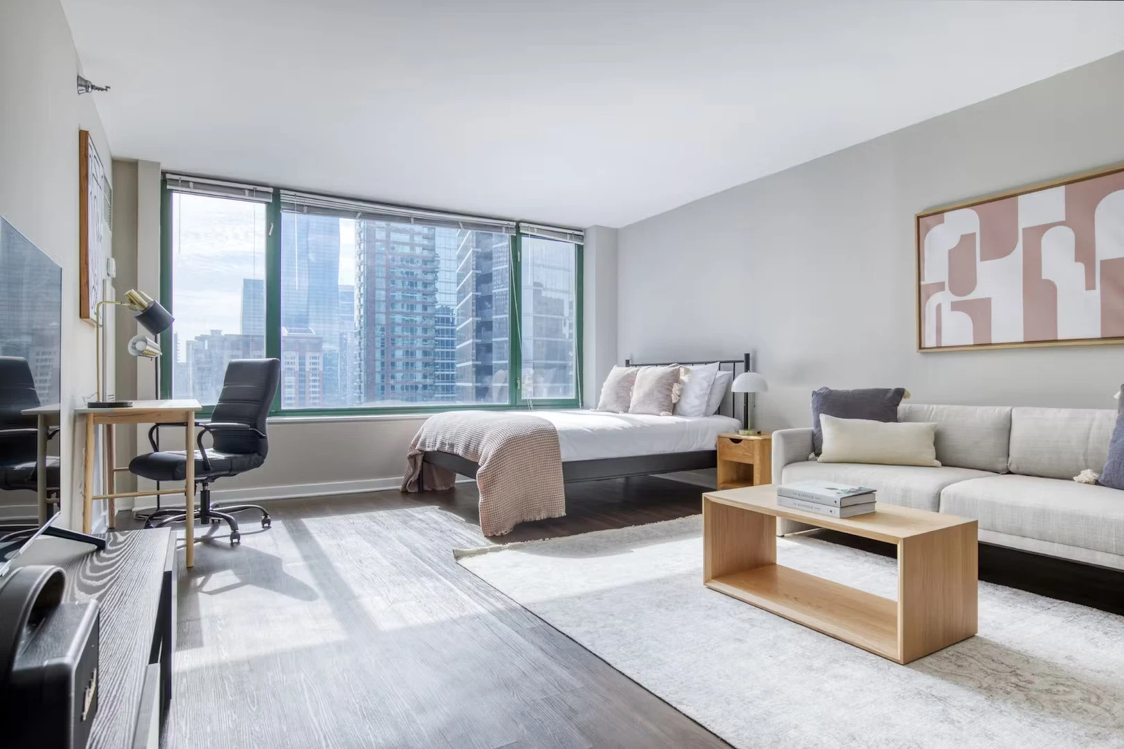 Apartamento moderno e brilhante em Chicago