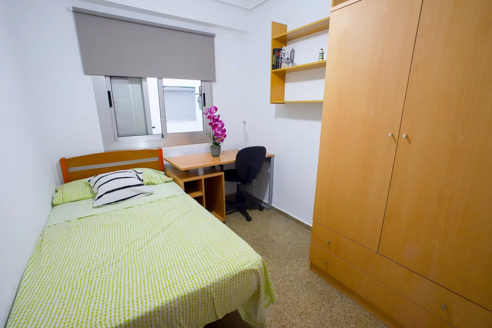Chambre à louer dans un appartement en colocation à valencia