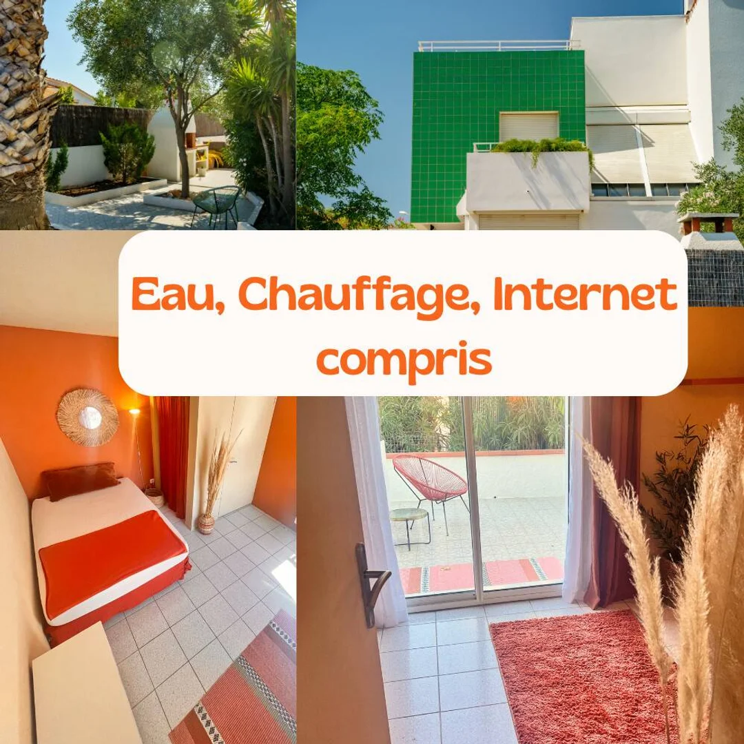 Quarto de estudante confortável e espaçoso em 