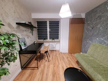 Renting rooms by the month in Łodz