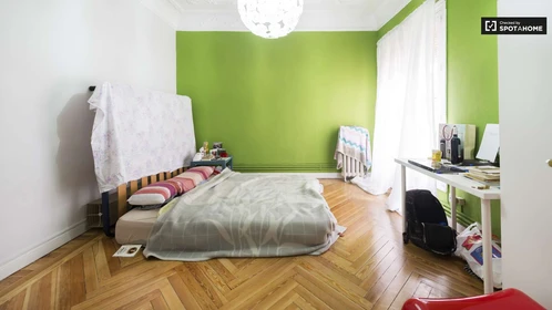 Habitación en alquiler con cama doble Madrid