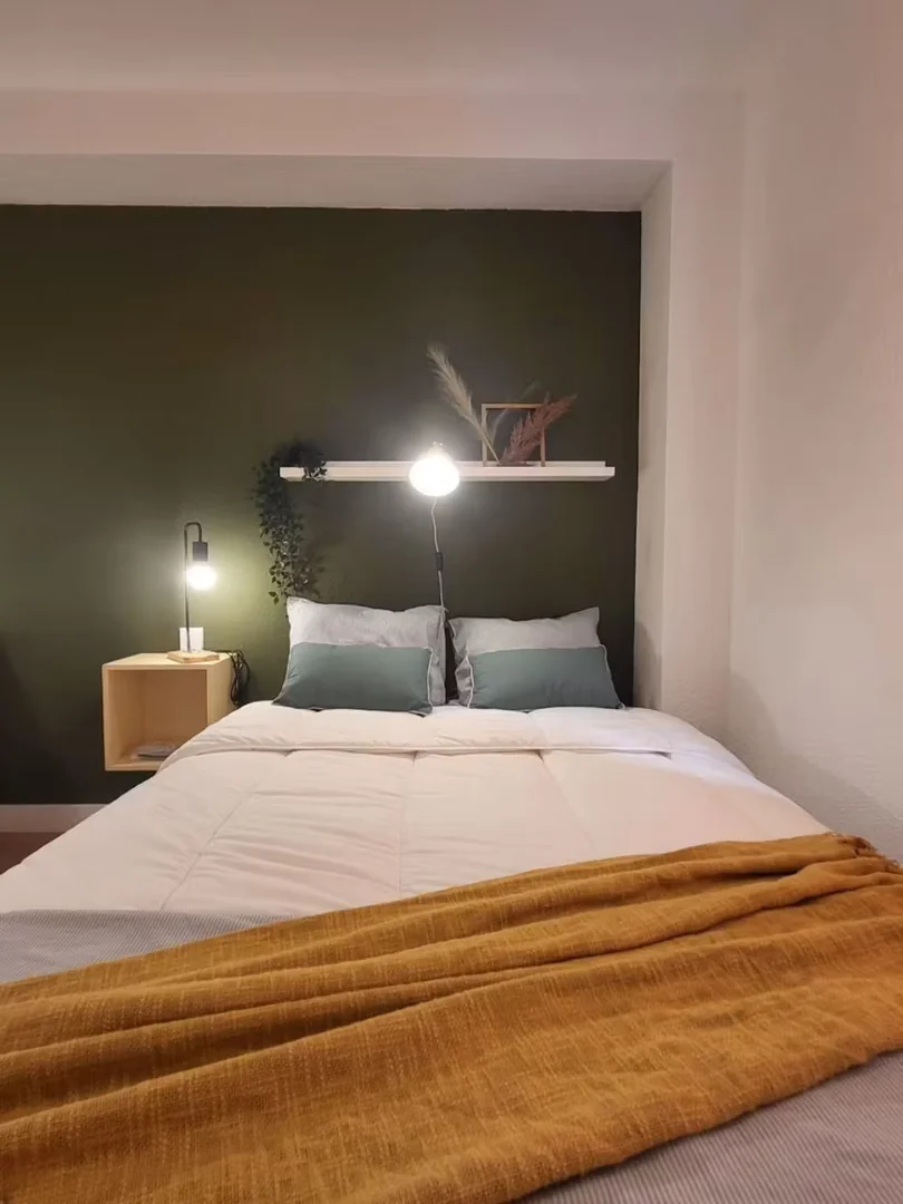 Chambre abordable pour les étudiants avec un bon éclairage dans