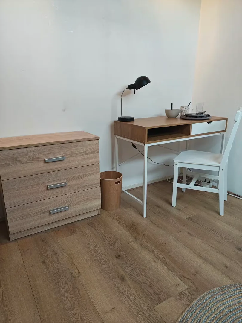 Camera per studenti in  con area studio e servizi in comune