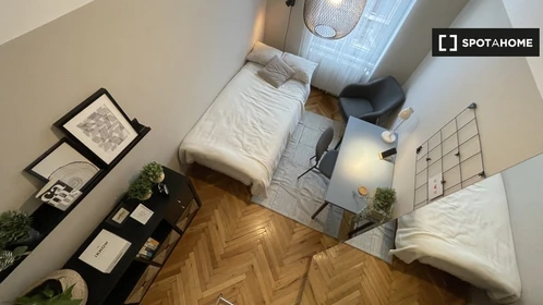 Bright private room in Budapest