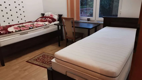 Helles Privatzimmer in Poznan