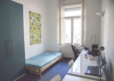 Bright private room in Budapest