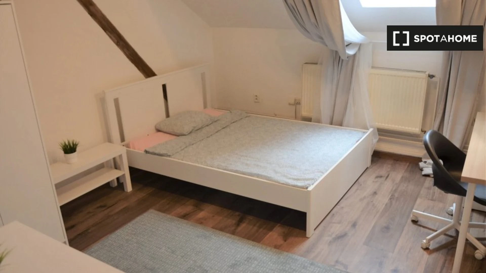Quarto para alugar com cama de casal em Praga