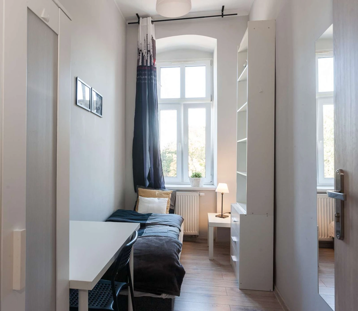 Bright private room in wrocław