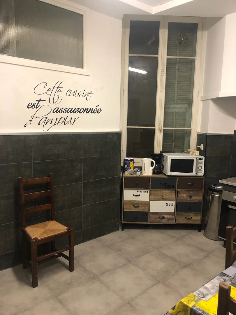 Chambre à louer dans un appartement en colocation à Nice