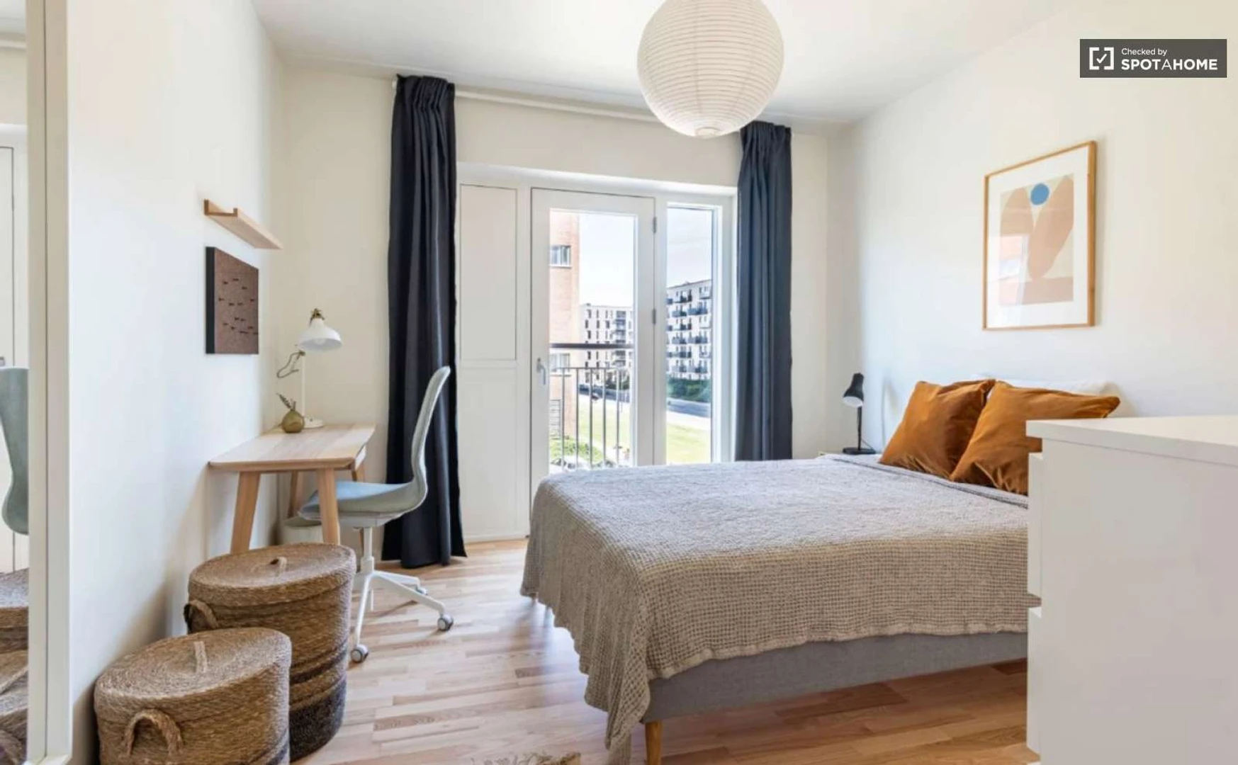 Habitación en alquiler con cama doble Copenhague