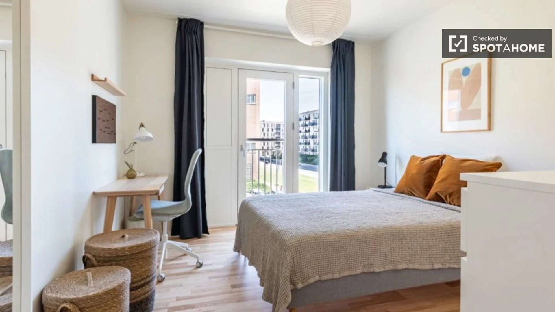 Habitación en alquiler con cama doble Copenhague