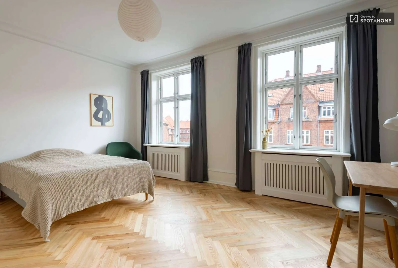Chambre à louer avec lit double københavn