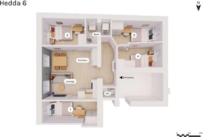 Private room at Oslo, Norway, image 18 of 19