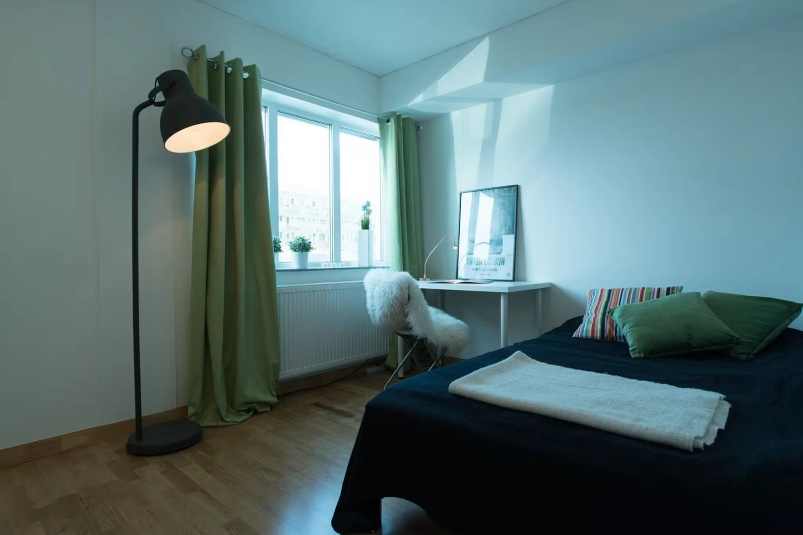 Göteborg de çift kişilik yataklı kiralık oda