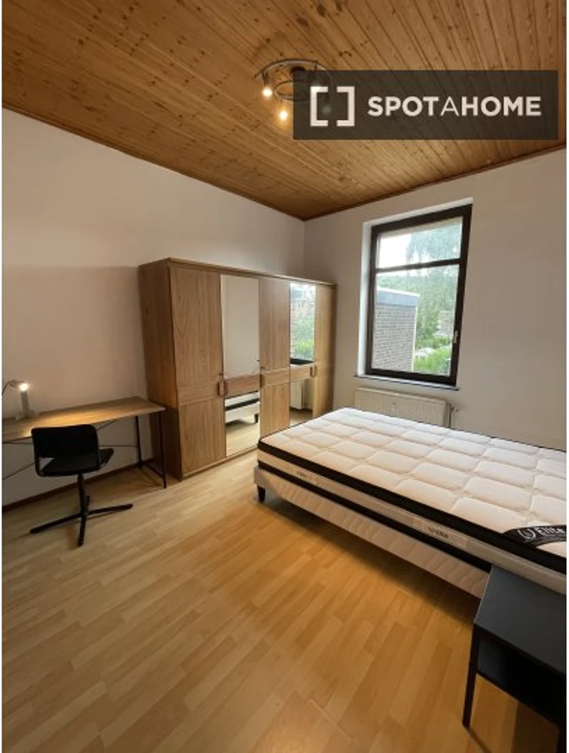 Pokój do wynajęcia z podwójnym łóżkiem w Liège
