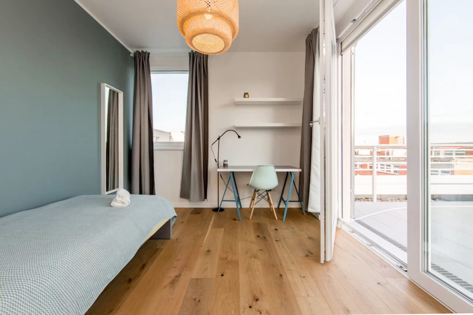 Habitación para estudiantes en  con modernas comodidades