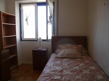 Coimbra de çift kişilik yataklı kiralık oda
