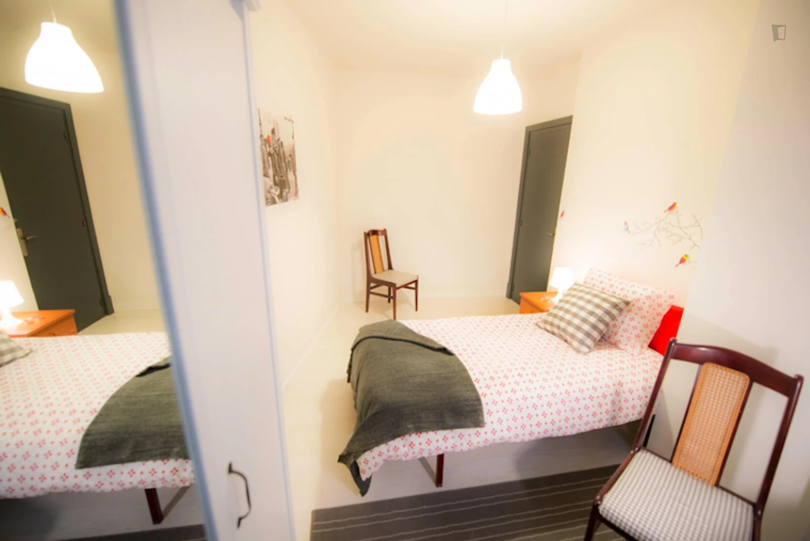 Stanza privata con letto matrimoniale Bilbao