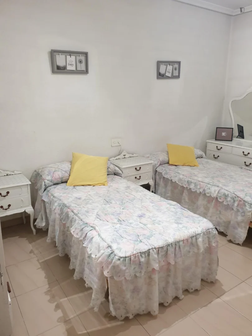 Affordable room for students with ample lighting in 