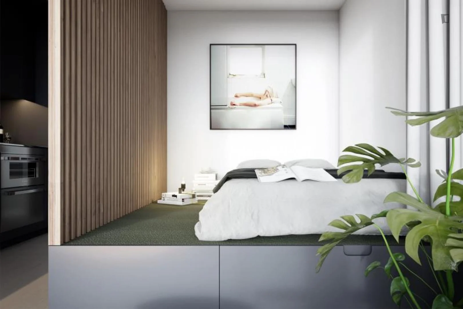 Student-friendly studio with excellent transport links in 
