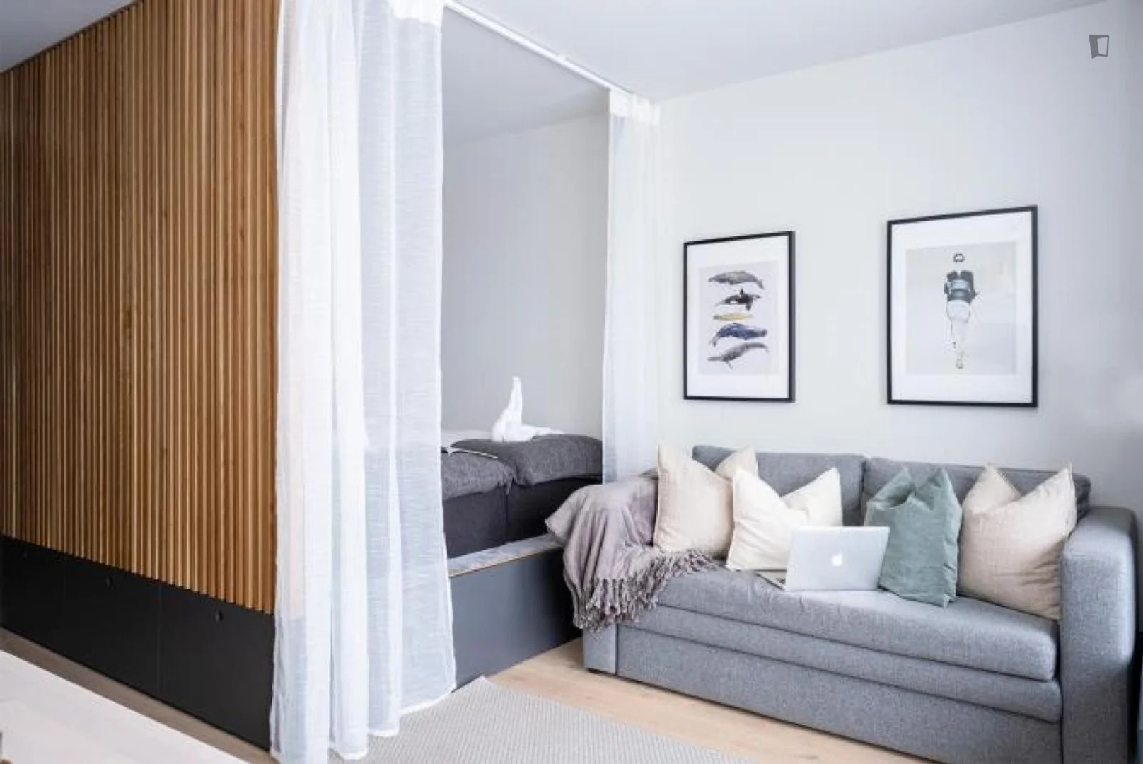 Compact studio apartment ideal for students in 