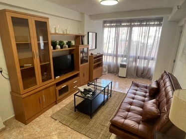 Helles Privatzimmer in Malaga