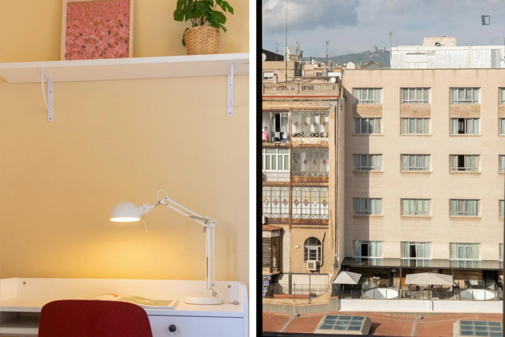 Bright and airy student room with easy university access in 
