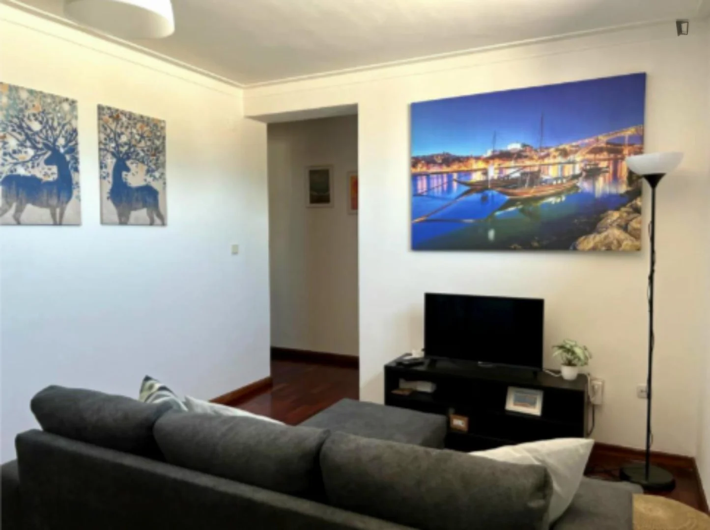 Student room in  with study area and shared facilities