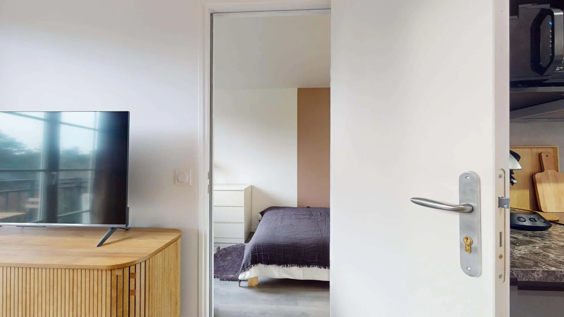 Chambre d'étudiant confortable et spacieuse dans 