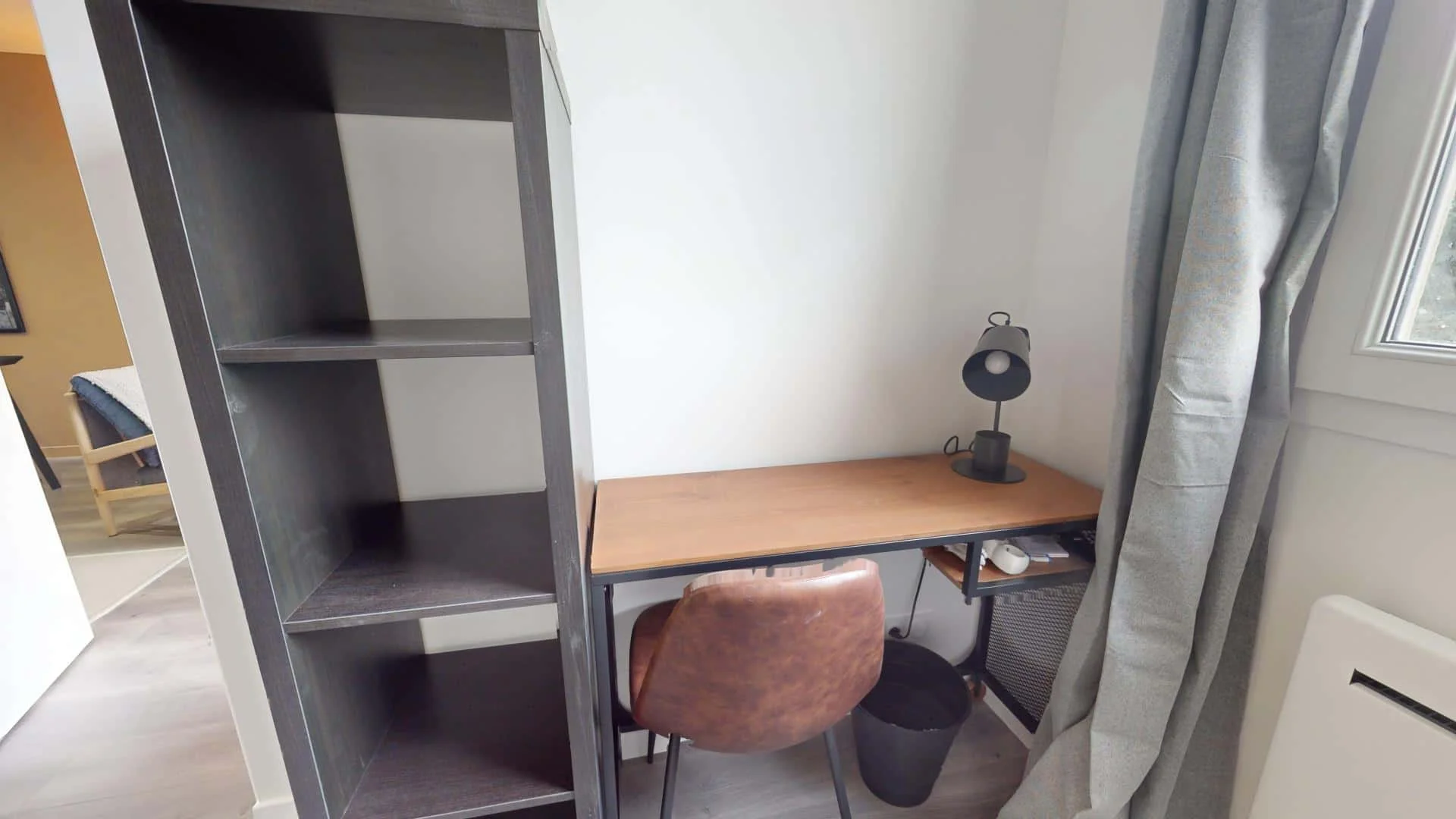 Chambre d'étudiant confortable et spacieuse dans 