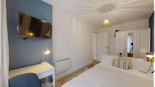 Chambre à louer avec lit double Nantes