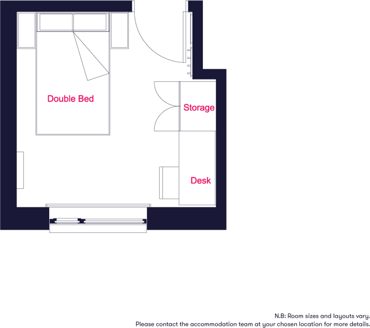 Zimmer mit Doppelbett zu vermieten Cambridge