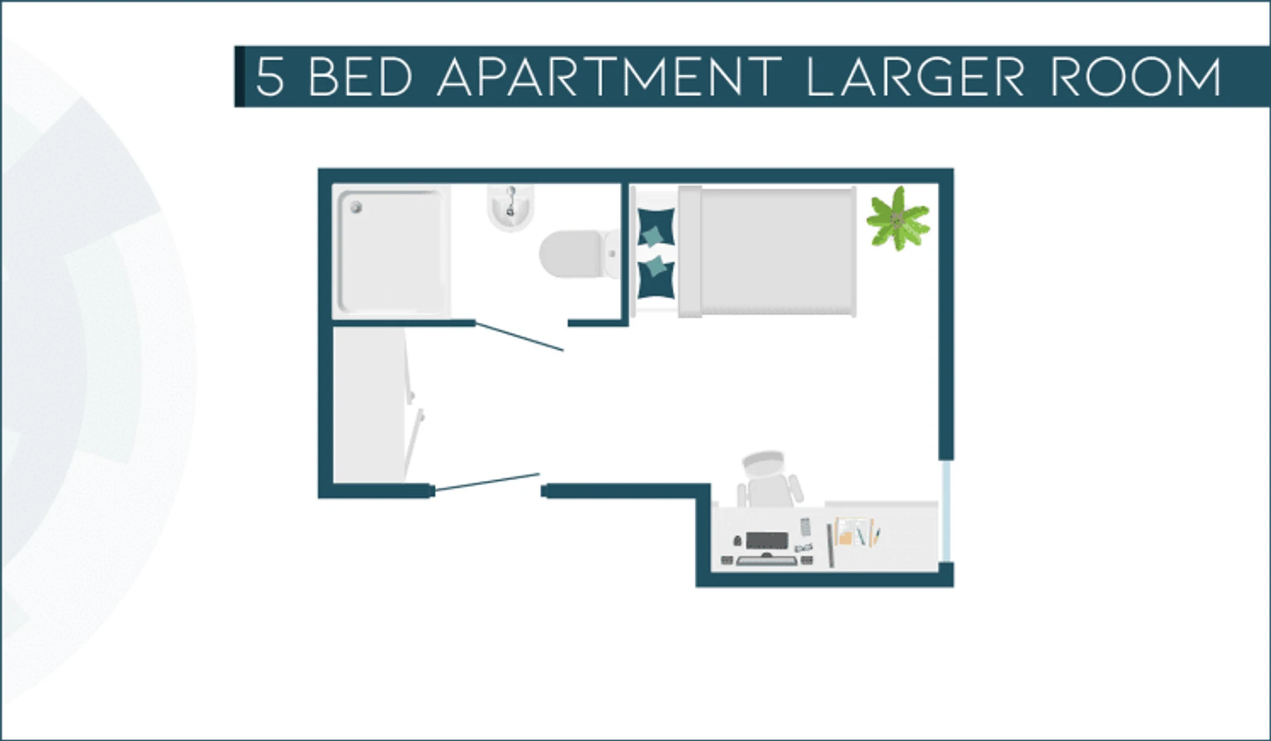 Appartamento con 2 camere da letto a Cardiff