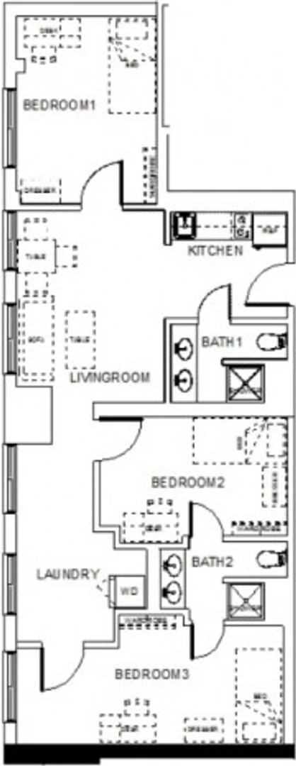 Two bedroom accommodation in Madison
