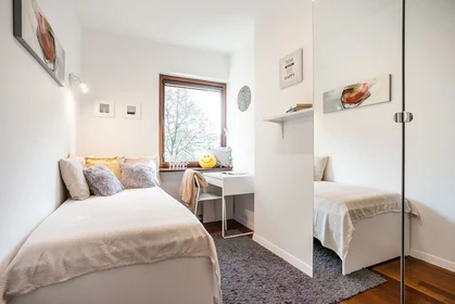 Quarto para alugar num apartamento partilhado em Warszawa