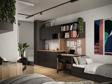 Habitación compartida en apartamento de 3 dormitorios Cracovia