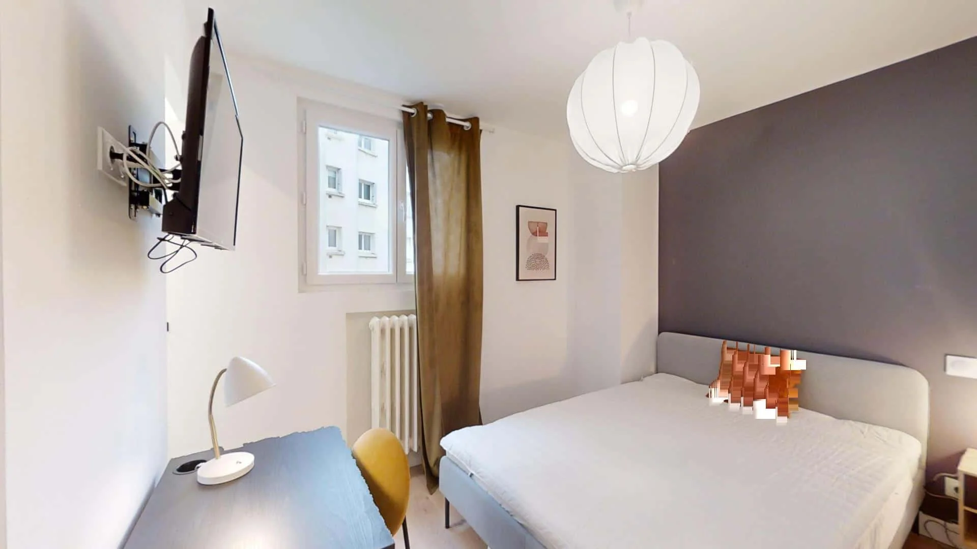 Funktionelles Studentenzimmer perfekt zum Studieren in 
