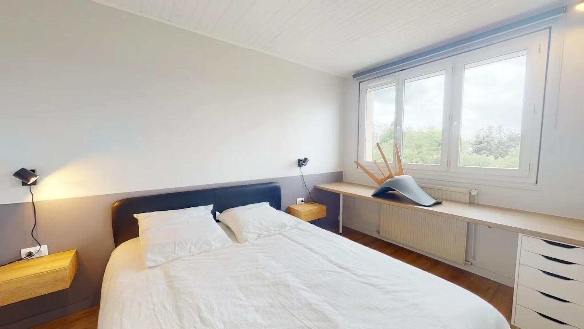 Zimmer mit Doppelbett zu vermieten Saint-étienne
